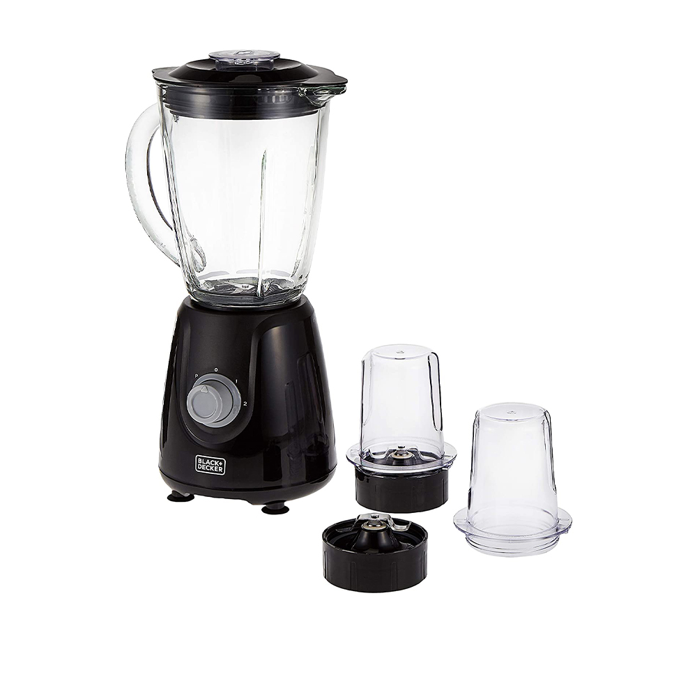 Black Decker BX440G B5 400W Glass Blender with 2 Grinder