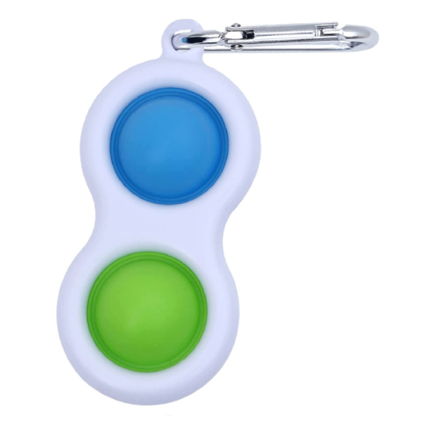 Kidzabi Simple Dimple Fidget Toy Keychain