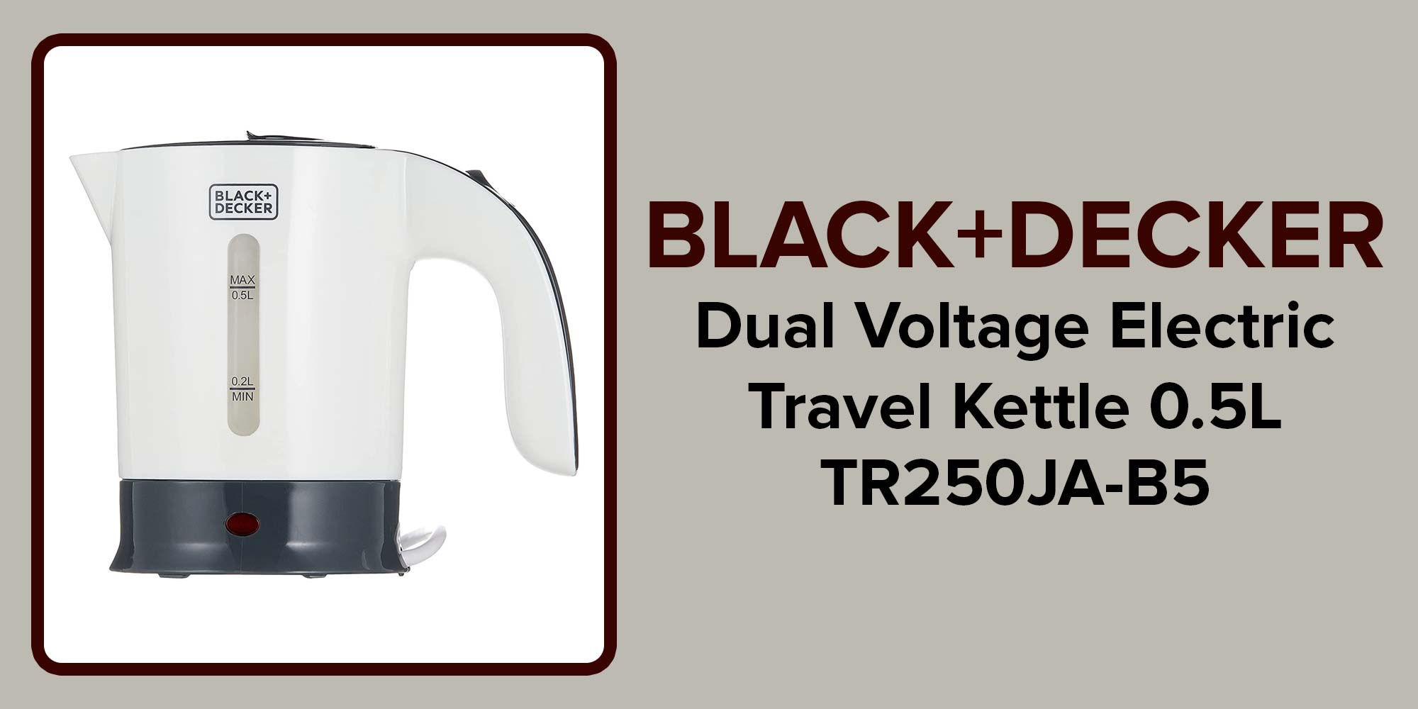 Black & Decker TR250JA-B5 TR250JA Tea Kettle