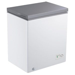 Super General Chest-Freezer 200 Liter Gross Volume, Compact Deep-Freezer with Storage-Basket, Grey - SGF222HMS