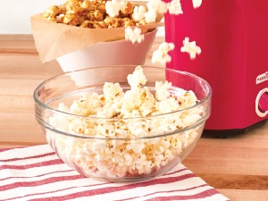 DASH Hot Air Popcorn Popper Maker with Measuring Cup to Portion Popping  Corn Kernels + Melt Butter, 16 Cups - Red