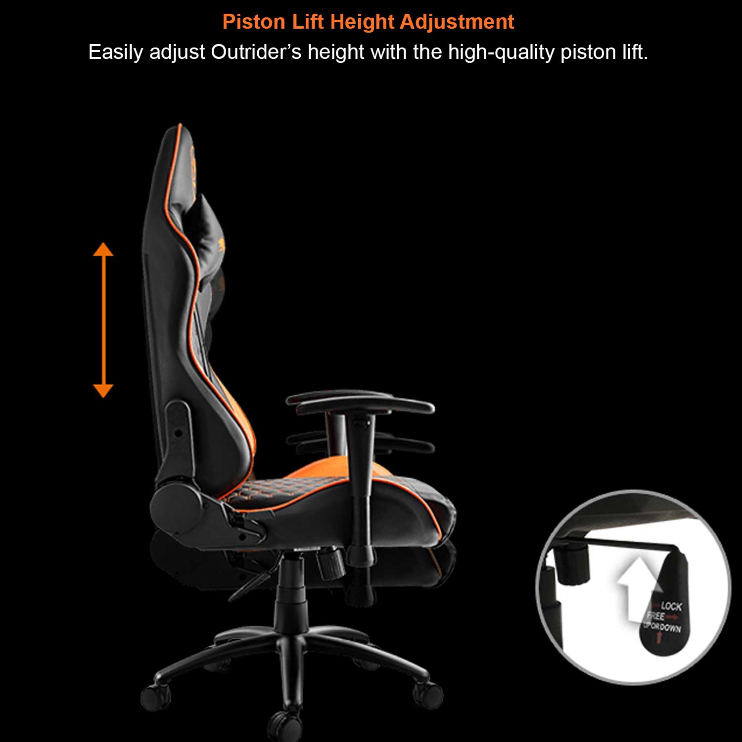 Cougar Outrider Comfort Gaming Chair - 3MORDNXB.0001
