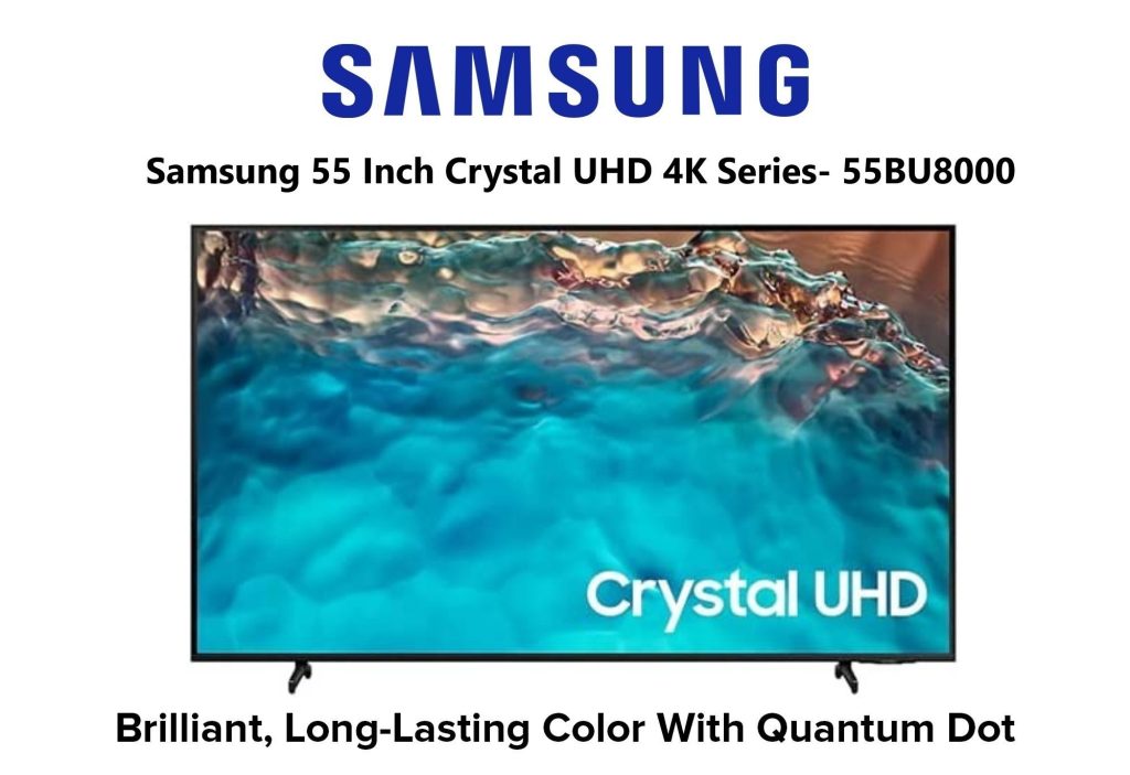 Samsung Ua55bu8000 55″ 4k Crystal Uhd Smart Tv Plugnpoint 7172