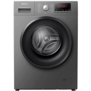 Hisense Washing Machine 7KG with Steam Wash, Silver - WFPV7012MT