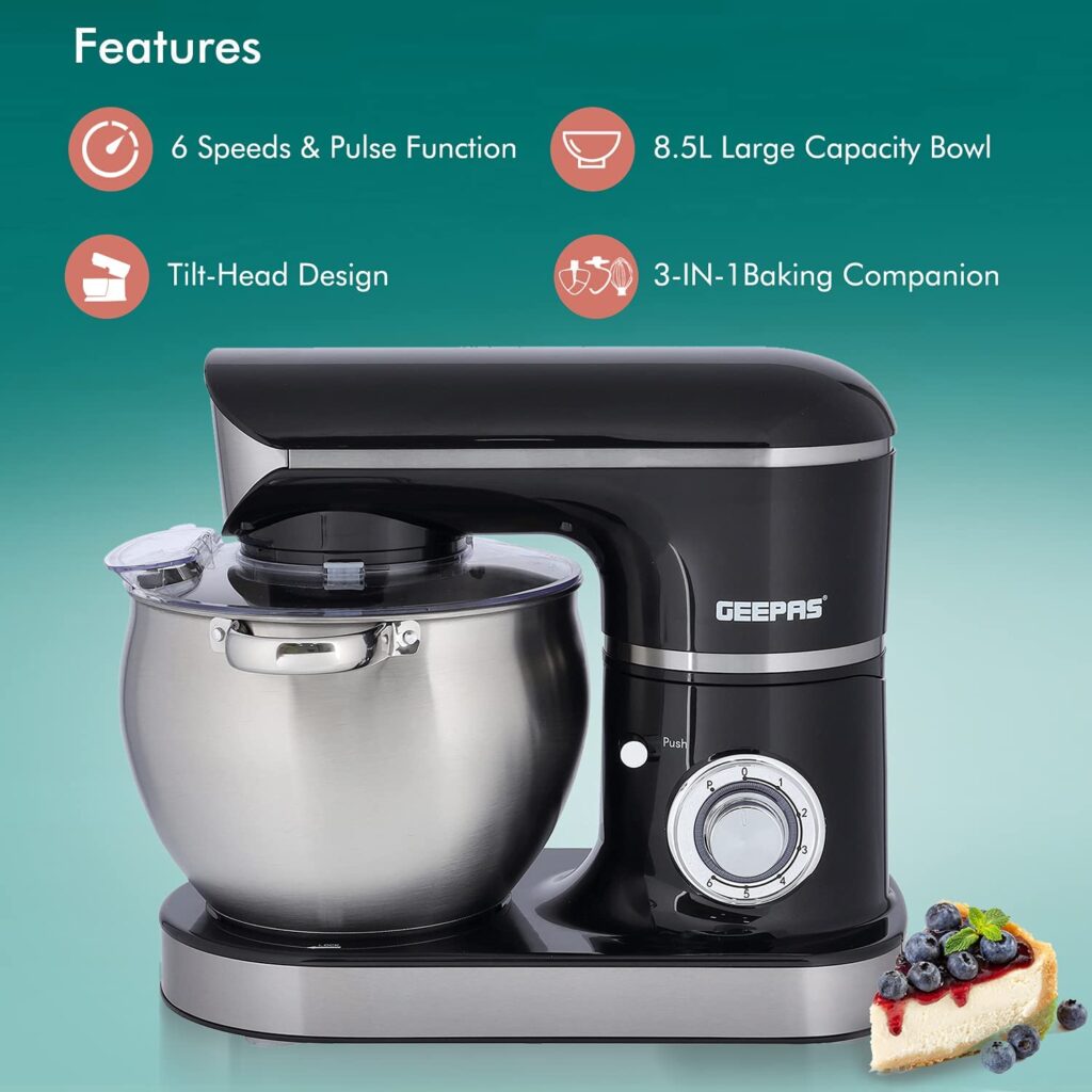 Geepas Kitchen Machine Multi-Function 8.5L – GSM43045 - PLUGnPOINT ...