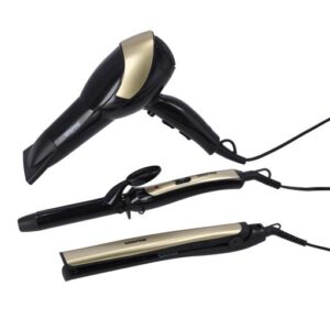 Geepas Dryer/Straightener/Curler 3 in 1 Hair Styling Set 2200 Watts - GHF86055