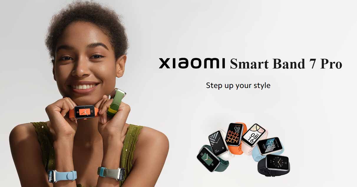 Xiaomi Smart Band 7 Pro Leather Textured Silicone Strap - SB7Pro
