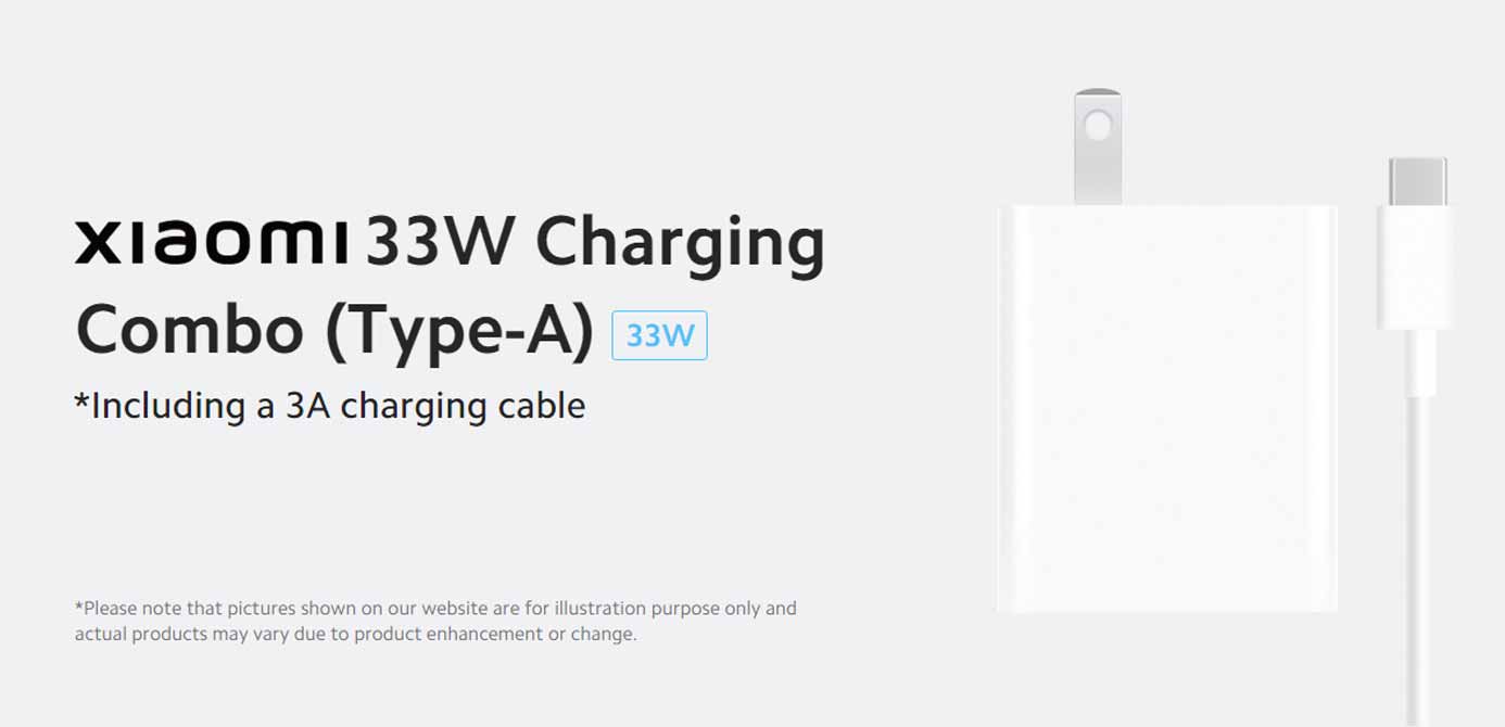 Xiaomi 33W Charging Combo (Type-A) - MDY-12-EA