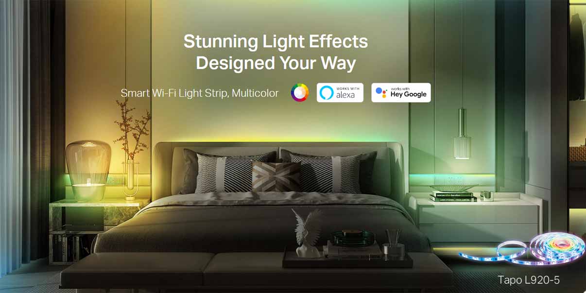 TP-Link Smart Wi-Fi Light Strip, Multicolor - TAPO L920-5