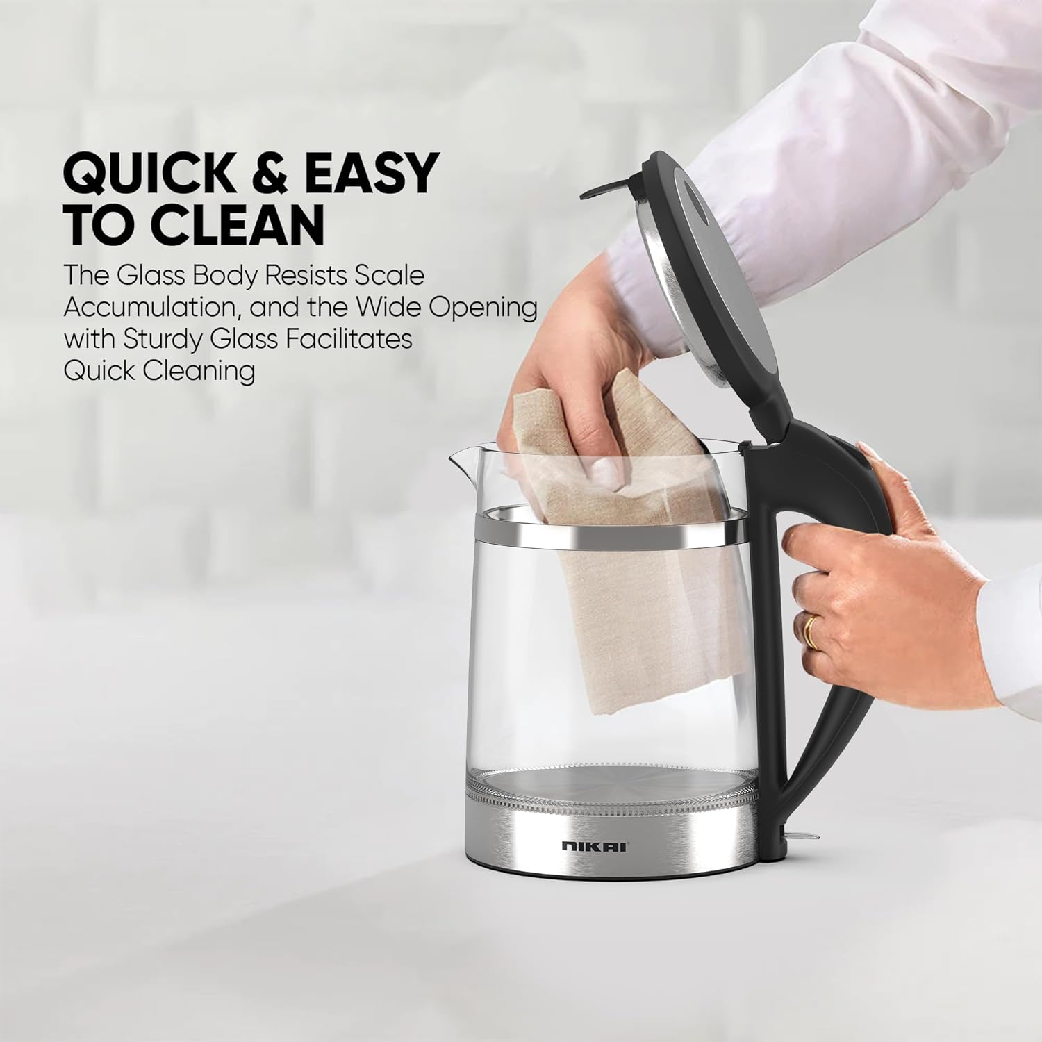  Nikai NK393G | Electric Kettle 1.7L